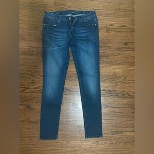 VIGOSS - Dark blue mid-rise skinny jeans - size 28